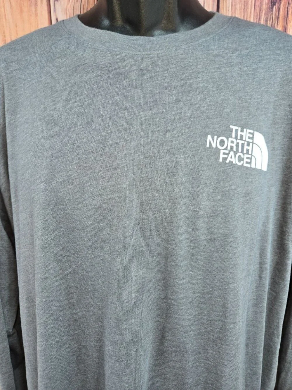 The North Face Gray L/S Crew Shirt Large
